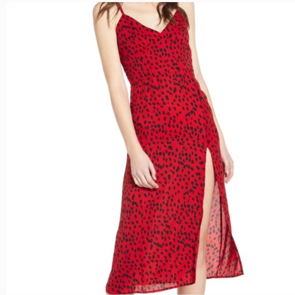 Leith midi slip dress